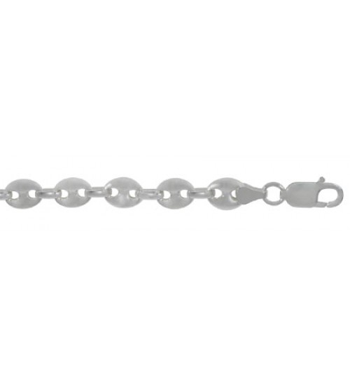 8mm Puffy Gucci Chain, 8" - 24" Length, Sterling Silver